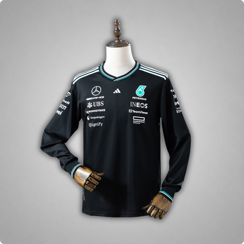 2025 Mercedes AMG Petronas Black Long Sleeve