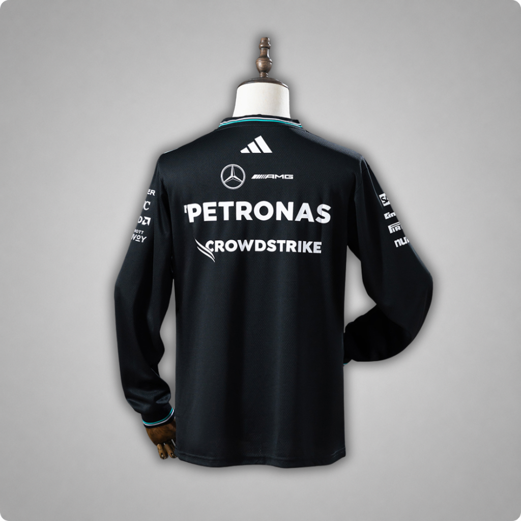 2025 Mercedes AMG Petronas Black Long Sleeve
