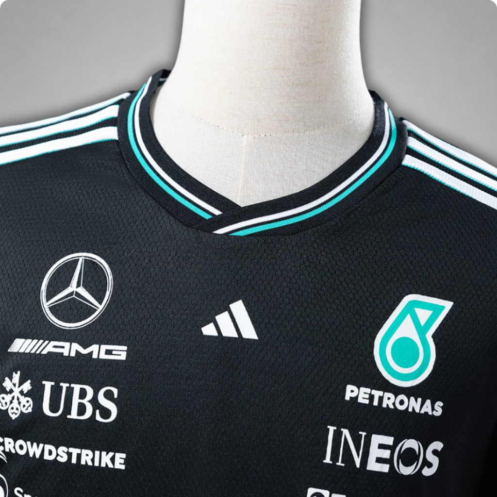 2025 Mercedes AMG Petronas Black Long Sleeve
