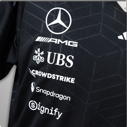 2026 Mercedes AMG Authentic Driver Tee Black