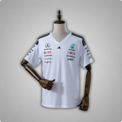 2026 Mercedes AMG Authentic Driver Tee White