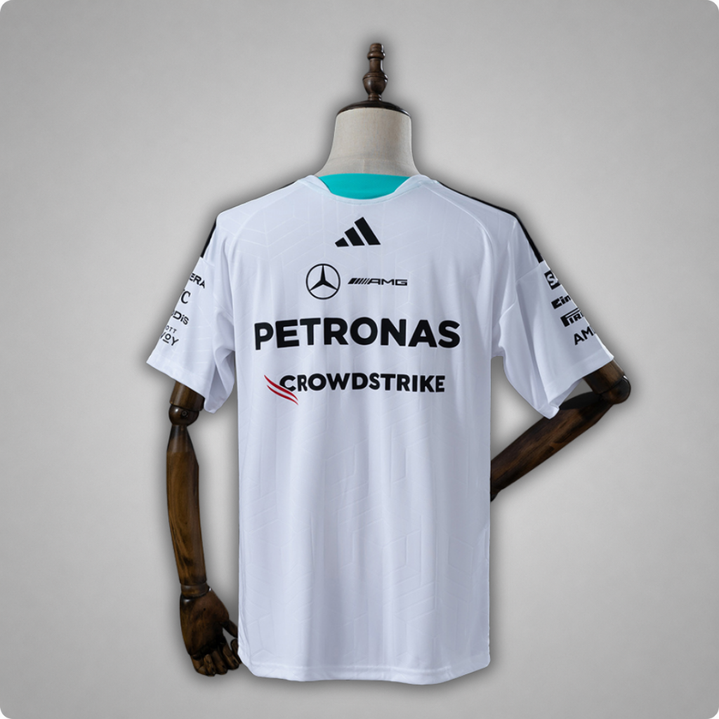 2026 Mercedes AMG Authentic Driver Tee White