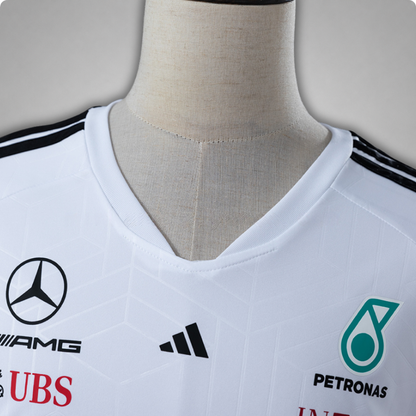 2026 Mercedes AMG Authentic Driver Tee White