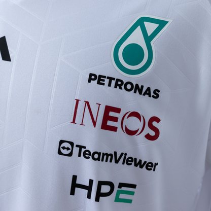 2026 Mercedes AMG Authentic Driver Tee White