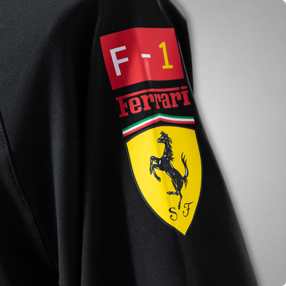 2025 Scuderia Ferrari Black Team Polo